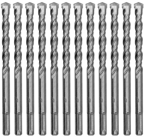 12pcs sds plus drill - 1/2", 8"